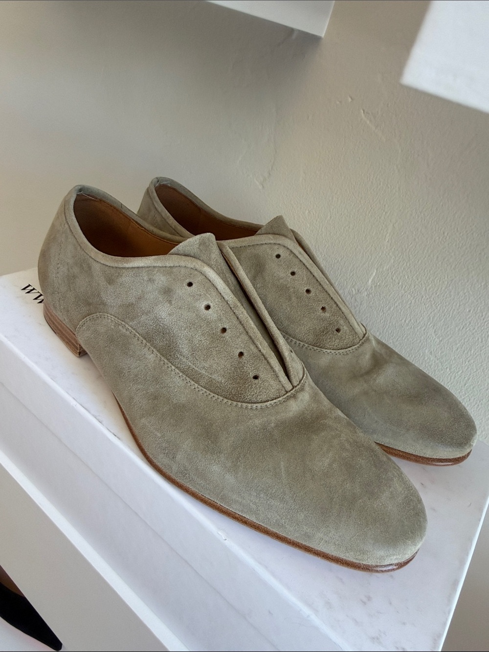 Pedro Garcia Gerri in Twill Bessie Suede. Size 39.